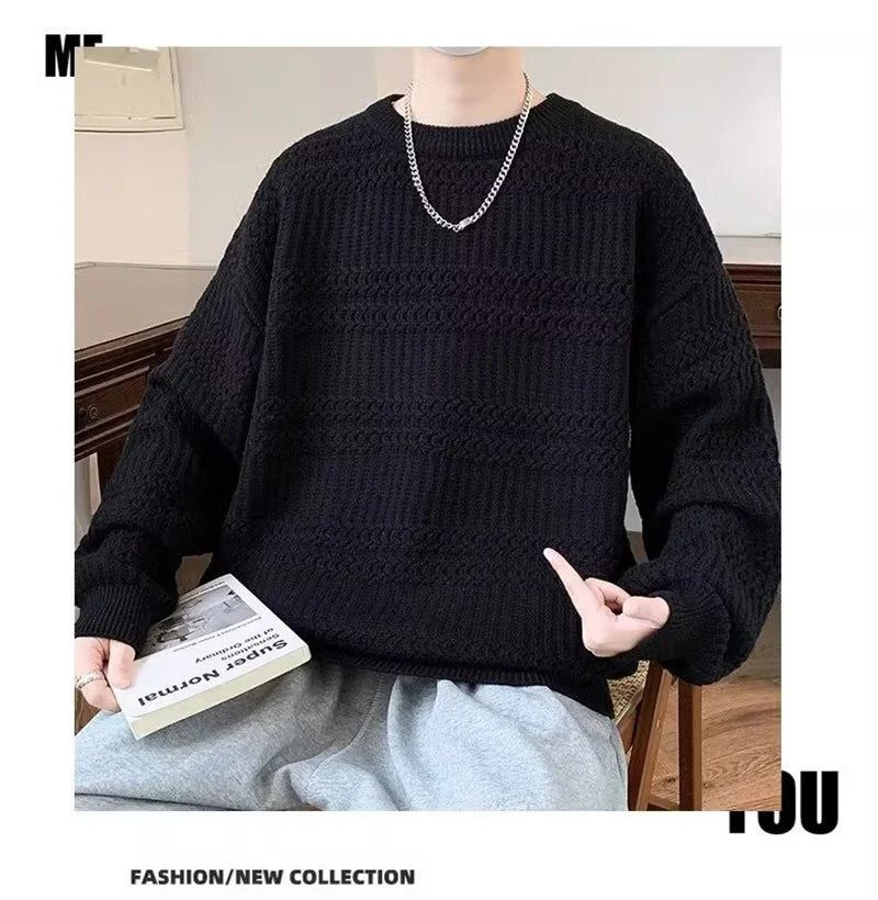 retro street knitwear, high-street look, trendy streetwear apparel for men and women