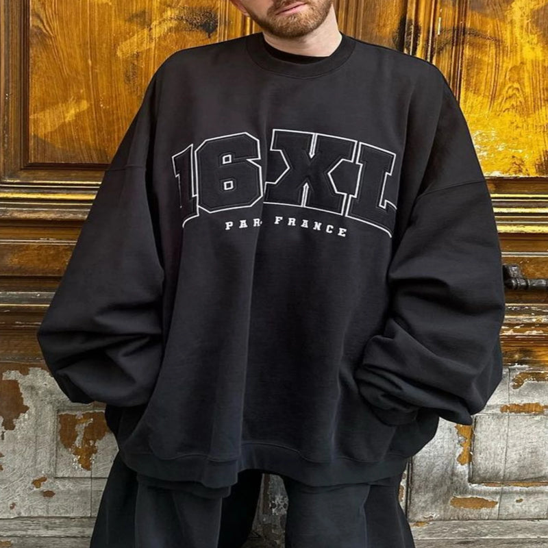 anime graphic tee featuring new luxury 2023 paris france 16xl embroidery pullover hoodies hoody hooded sweatshirts velvet cotton thick fleece big size 679