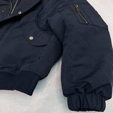 2024AW new cotton dress solid color hooded multi-pocket jacket