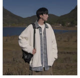 grunge street bomber, modern fit for men, oversized fit