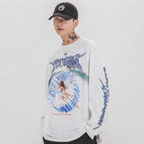 "Angel Grade" Unisex Graphic Streetwear Men Women Sweatshirt Daulet Apparel