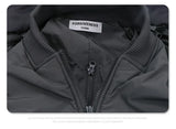 Brand New 2023 Mens Ninja Functional Dual Zipper Parkas Windproof Hooded Jacket Puffers Pockets Outdoor Work Coats Thicken #633