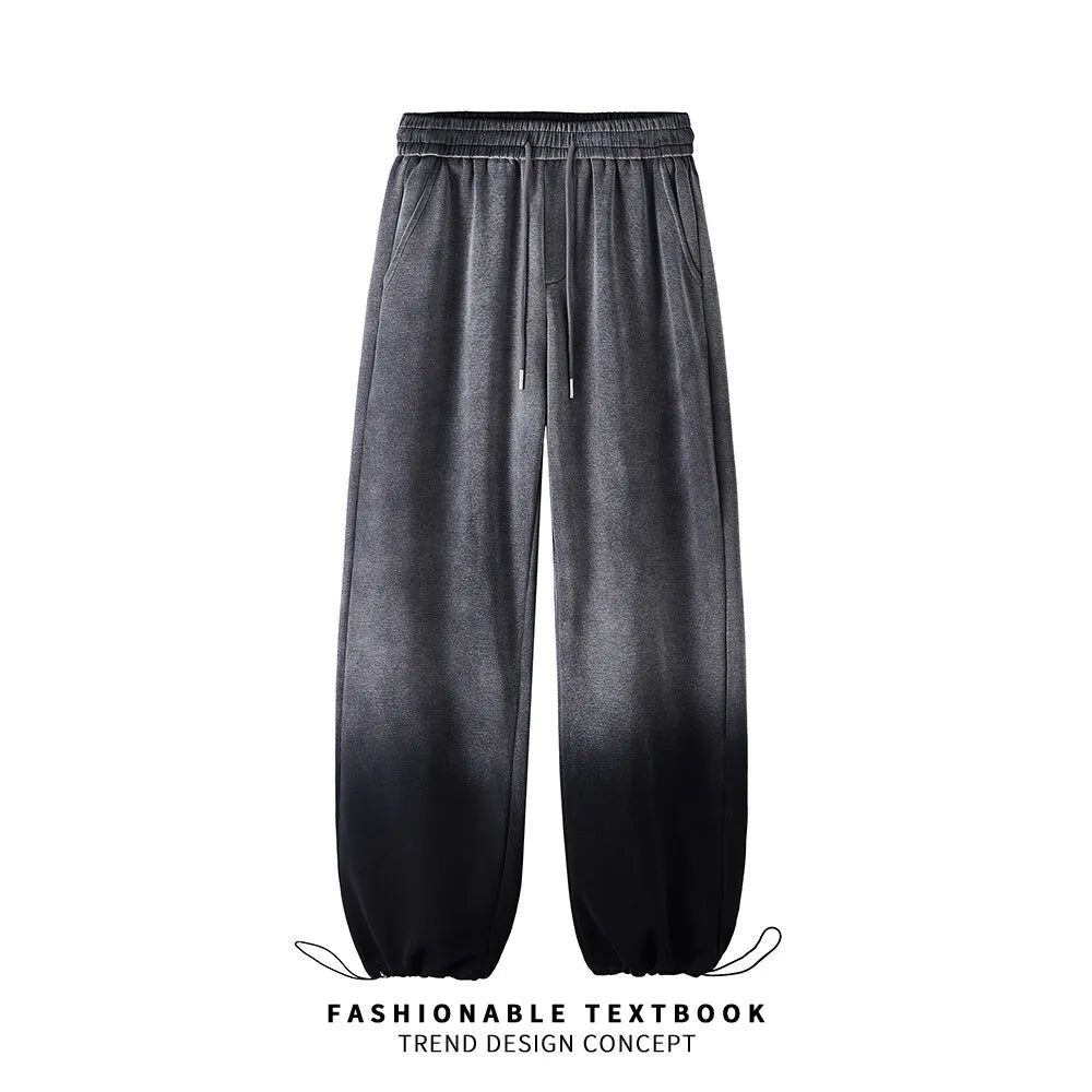 gradient sport pant men women loose casual streetwear fashion hip hop track jogger sweatpants couple plus size trousers unique joggers style 1668