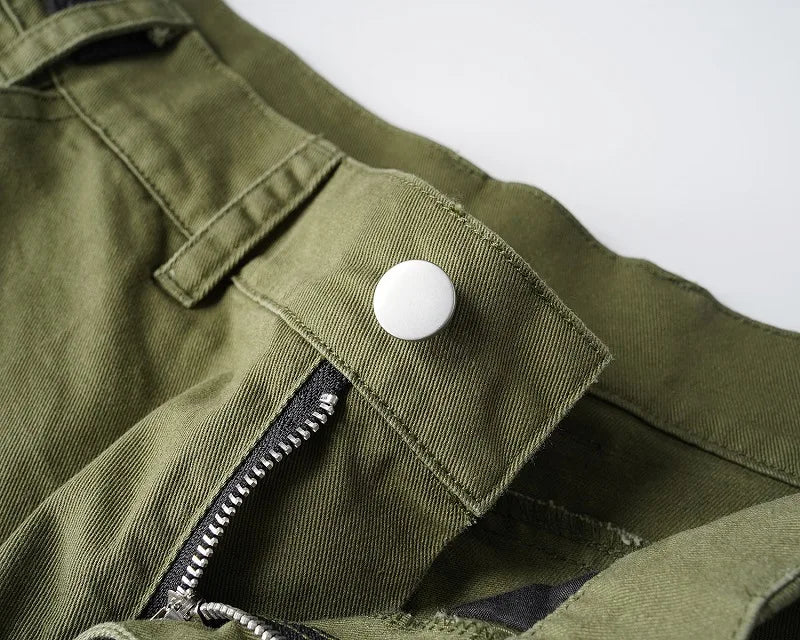 new men 2024 tactical army military green cargo comfortable cotton parkour sweat casual pants sweatpants no tag a9 urban active pants