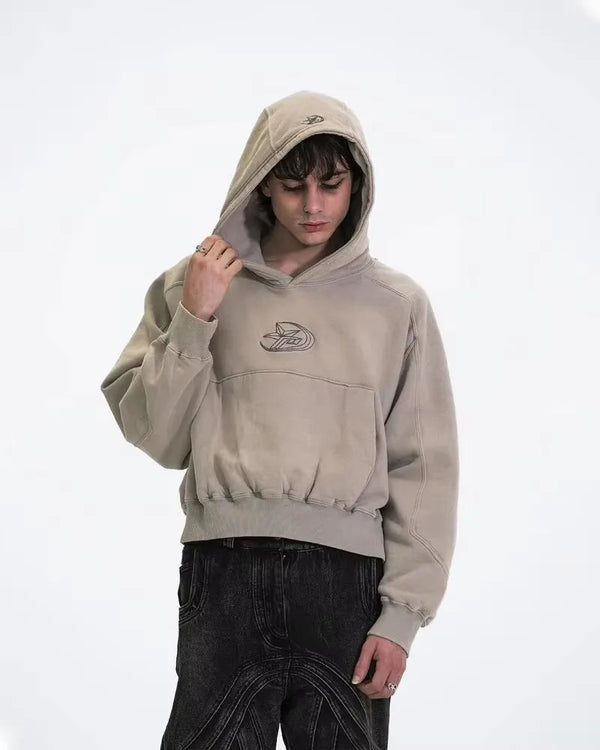 American Gothic Punk Harajuku Retro Oversized Hoodie Women Y2K Fashion