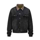 Coat new urban washed jacket graffiti