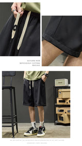 summer mens baggy casual shorts 2024 new y2k streetwear sweat short pants male sports fitness breathable basketball bermuda unique shorts style 3481