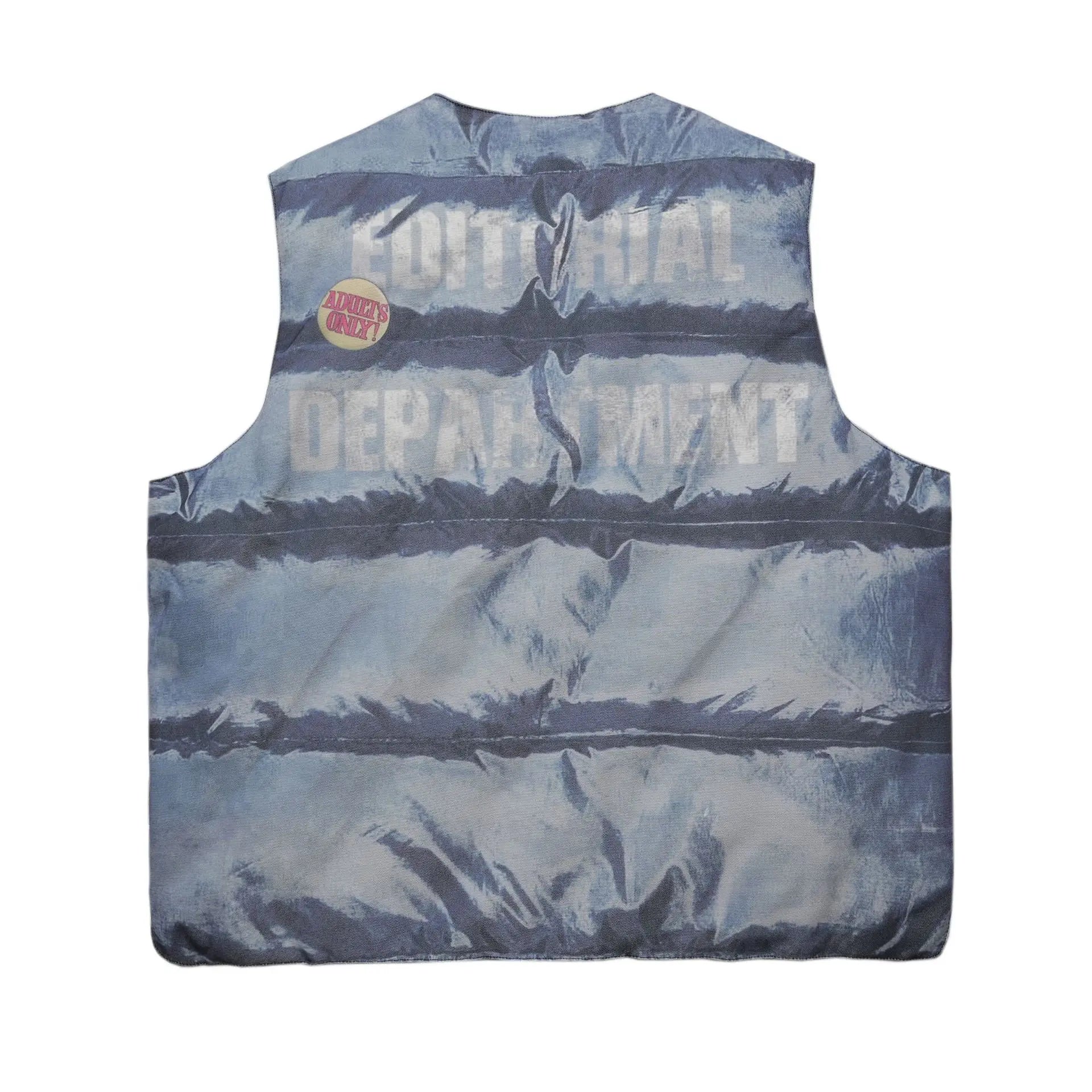 hip hop loose jacket vest unisex casual cotton padded vests mens harajuku streetwear printed sleveless warm reversible coat n - variant style f63e4e for streetwear fashion