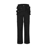 fashion detachable pants streetwear mens new casual hip hop streetwear cargo pocket tactical trousers straight joggers men pants unique joggers style 1630