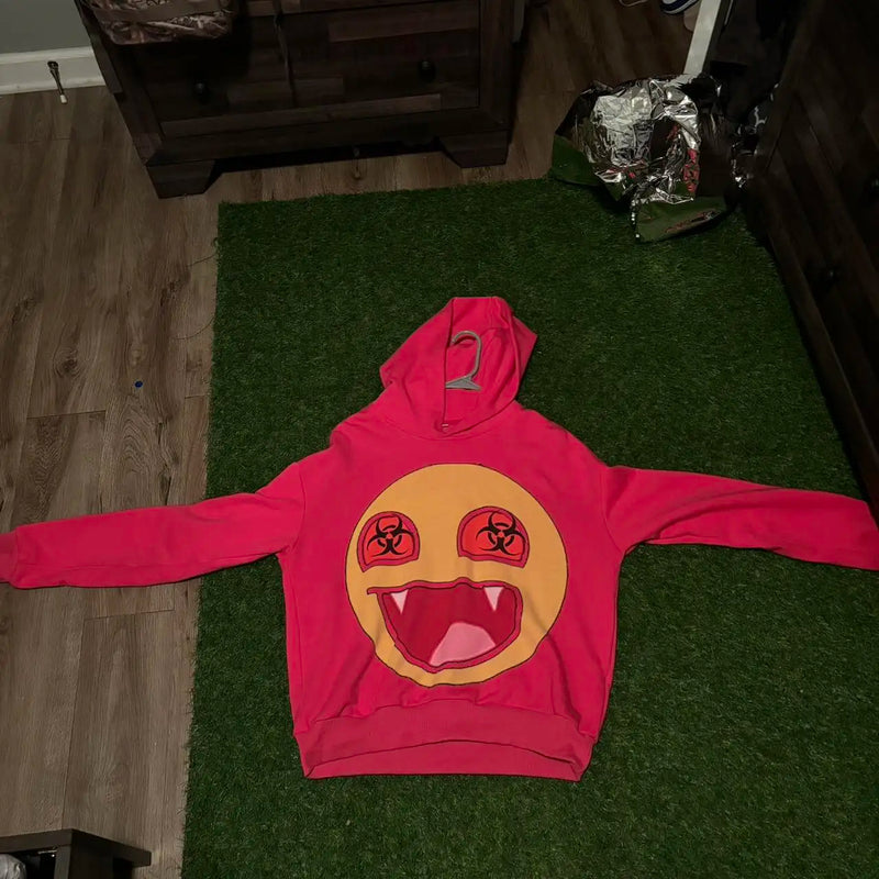 Anime Aesthetic Tee – Harajuku Drolandmiller Pink Hoodies Women Streetwear – Streetwear Fashion for Men & Women