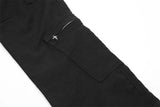 2023 new arrivals pocket zipper black hip hop men cargo jeans pants retro washed straight baggy cotton denim trousers pantalones unique cargo style 840