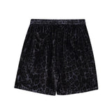 Harajuku Vintage t-shirt – Velvet Leopard Short Sleeve T Shirt Short Sets Summer Mens H