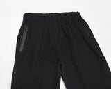 high street zipper pockets quick dry vibe style mens track pants elastic waist straight retro black casual trousers unique default style 456