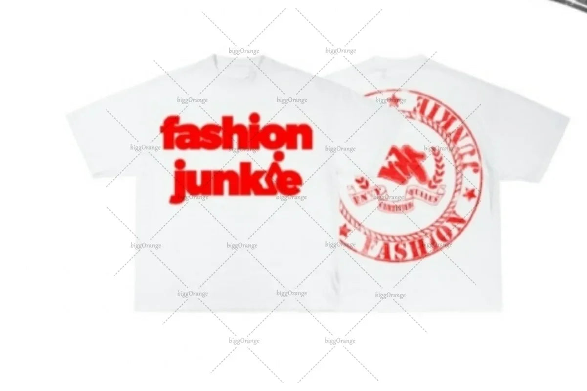 Vaporwave Chrome logo – Y2K Streetwear Gothic Straw Letters Oversized Printed T Shir