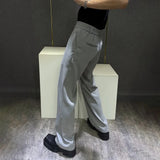 mens trousers british elegant casual pants autumn fashion temperament versatile business commuting straight pants mens clothing urban fashion pants