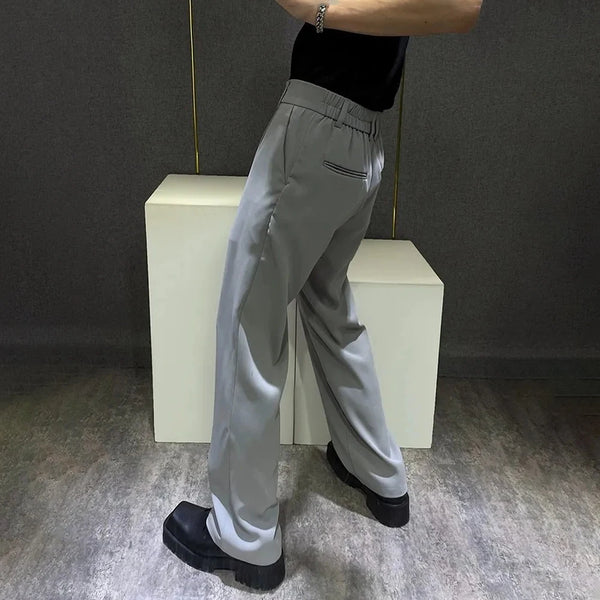 mens trousers british elegant casual pants autumn fashion temperament versatile business commuting straight pants mens clothing urban fashion pants