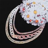 Glitchcore Fashion – High Quality Ih Nom Uh Nit T Shirt Masked Men Letter Printin – Urban Streetwear for Men & Women