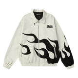 Parka minimalist oversized windbreaker bomber hooded