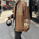 grunge street bomber, modern fit for men, oversized fit