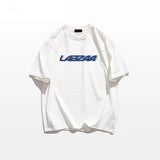 Y2k Chrome print – Summer Creative Letter Printed T Shirts For Men High Street