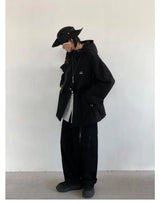 checkered varsity coat, layered streetwear look, trendy