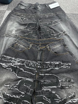 2024 brand new classic embroidered denim zipper fit y project pant jeans cotton denim pants comfort casual jeans 786 denim street jeans