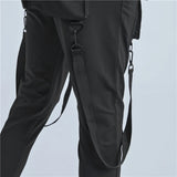 rainbowtouches pants brand mens high street multiple pockets design solid color tidal current overalls concise style baggy pant unique default style 1052