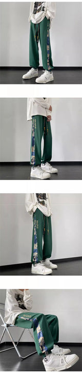 hip hop fashion anime printed sweatpants for men autumn casual corduroy baggy joggers pantalones hombre y2k streetwear trousers unique joggers style 194