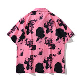 "Pink Clouds" Unisex Men Women Streetwear Graphic Shirt Daulet Apparel