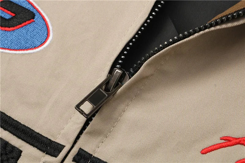 hip hop streetwear racing jacket coat men letter embroidery harajuku cotton casual spring outwear nan fashion photo stylish o - variant style 8cf780 for streetwear fashion