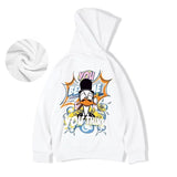 Autumn Funny Cartoon Duck Graphic Y2K Hoodies Oversized Hip Hop Fashion