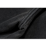 black gray gradient slim jeans floor mop flared pants high street new trendy fashionable hip hop washed vintage mens jean pants unique jeans style 917