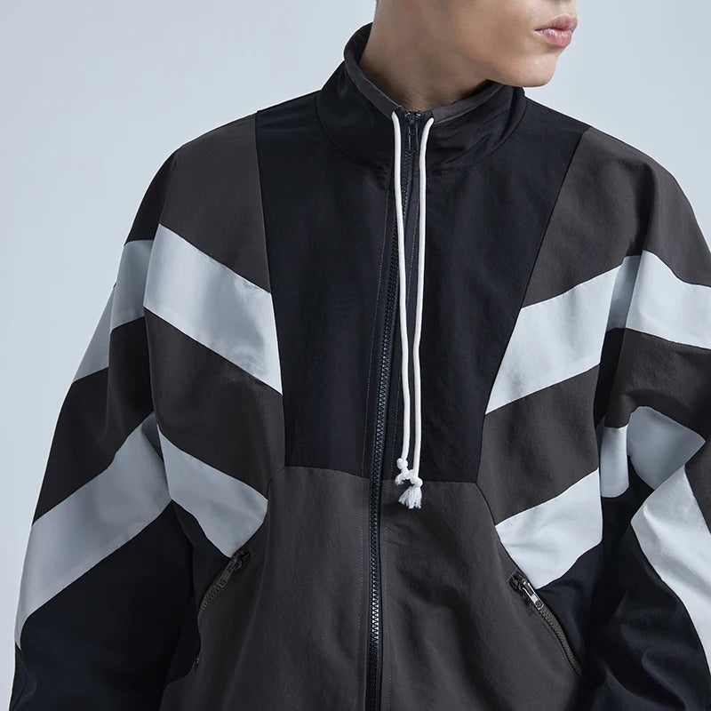 High fashion oversized windbreaker urban parka bomber