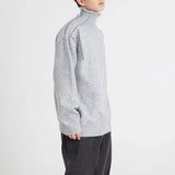 bold graphic pullover, layered streetwear look, soft knit pullover with flame design, y2k fashion statement