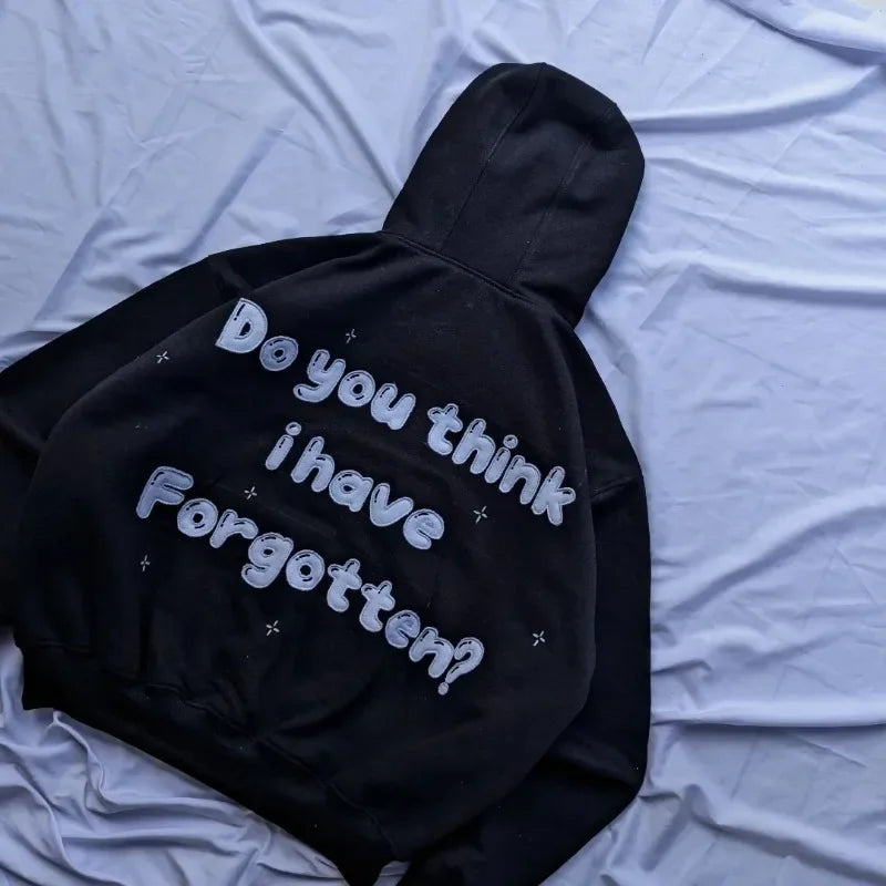 European And American Fashion New Letter Printed Oversized Hoodie Wome