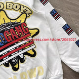 Towel Embroidered Cartoon Camouflage Glo Gang The Glory Full Zip Hoodi