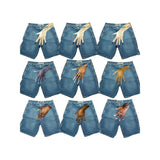 harajuku y2k short baggy jeans palm print graphic pants men fashionstyle denim streetwear gothic sweatpants shorts men clothing unique joggers style 5565