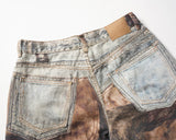 new autumn frayed patchwork baggy jeans pants for men and women straight ripped casual denim trousers oversized loose cargos unique cargo style 5523