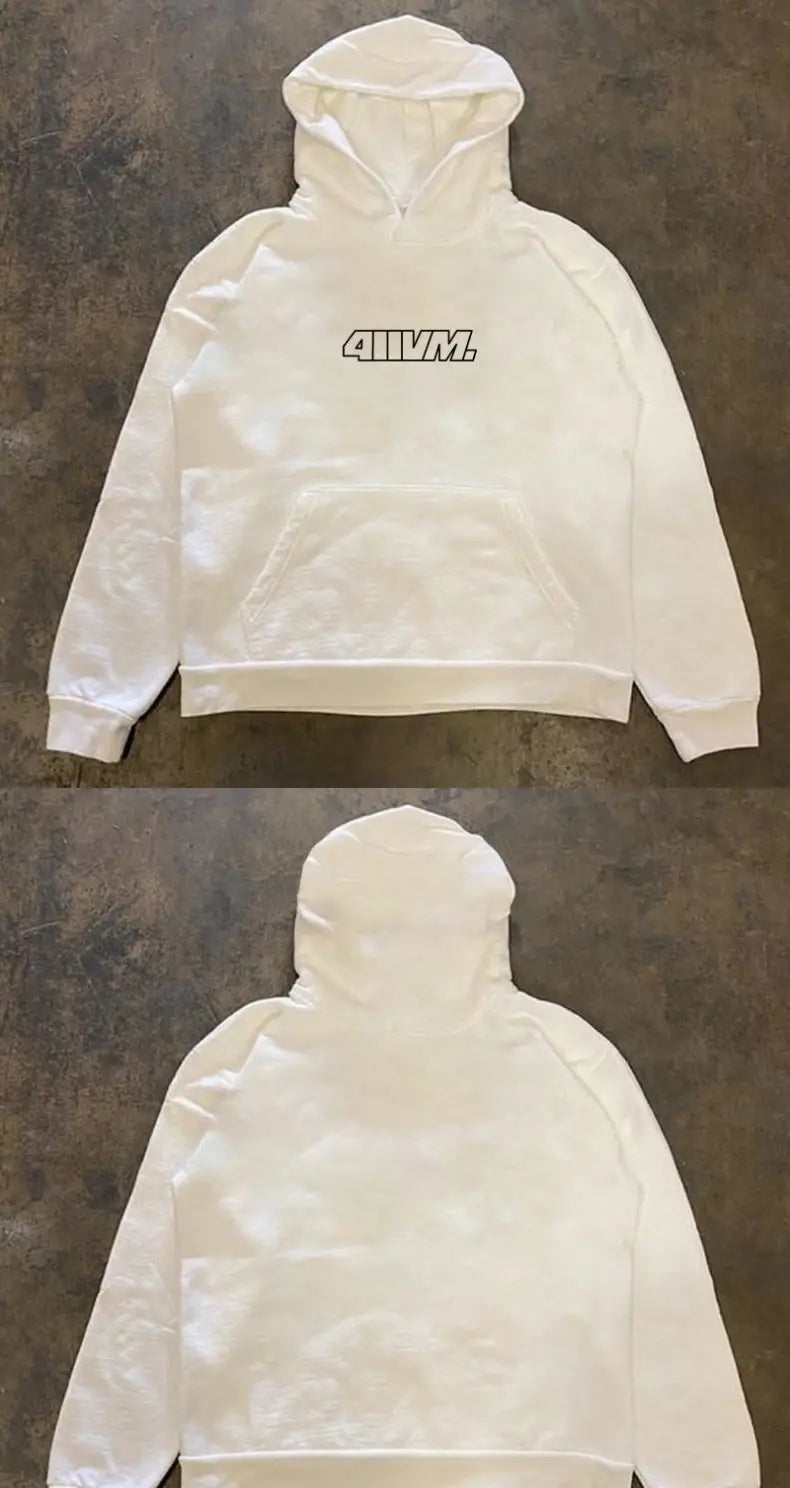 Simple Versatile English Letter Printed Hooded Sweatshirt Trendy Male Hoodie Jacket