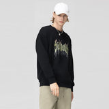 cyberpunk vintage anime featuring cactus jack fashion skull skeleton hoodie zip up plush hoodie cardigan kanye oversized zipper hoodies y2k men black clothes