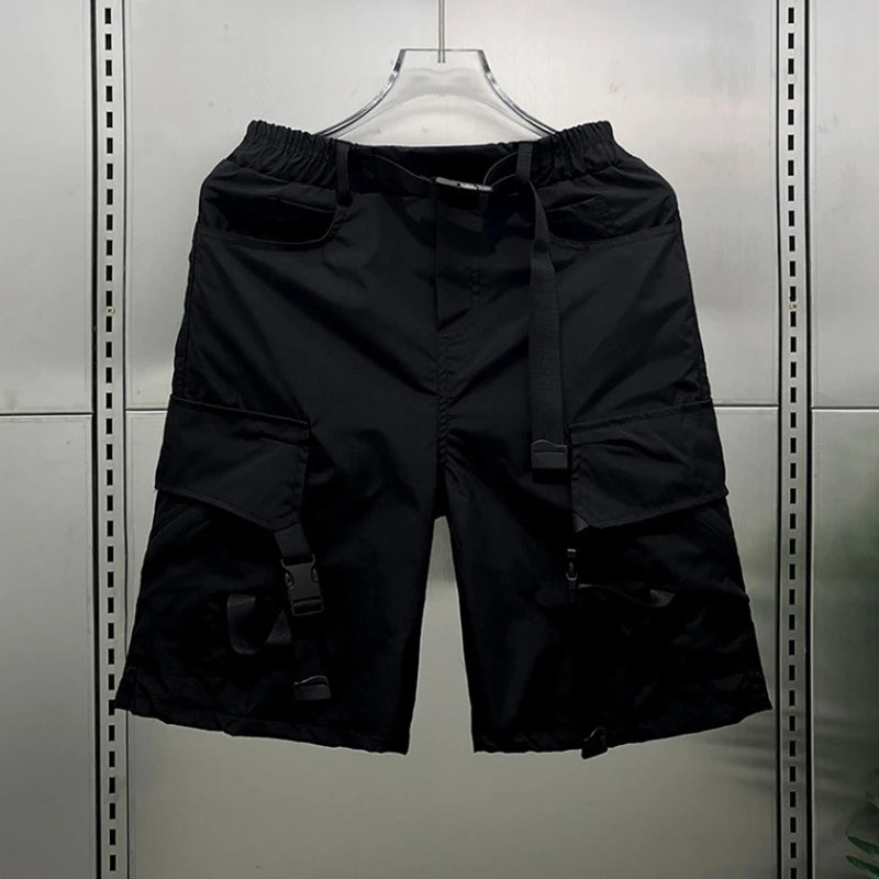 mens shorts loose large size multi pocket overalls summer cotton comfortable cargo pants outdoor casual sports beach pants unique cargo style 1577