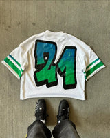 Cyberpunk Vintage t-shirt – Harajuku Trendy High Street Clothing Fashion Anime Letter Pr