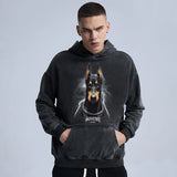 sadcore tribal flames featuring rainbowtouches mens casual hoodies high street fashion hoodie vintage stylish printed cotton graphic black unisex street wear