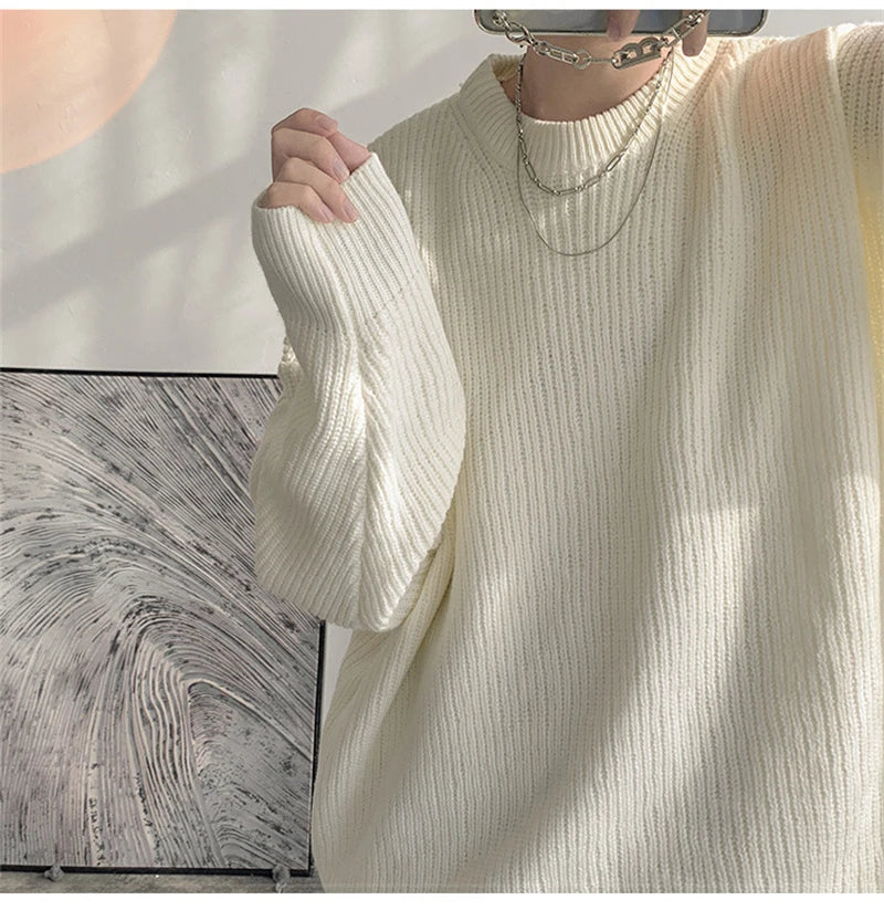 grunge knit sweater, fall winter drip, aesthetic soft knit grunge sweater for cozy streetwear