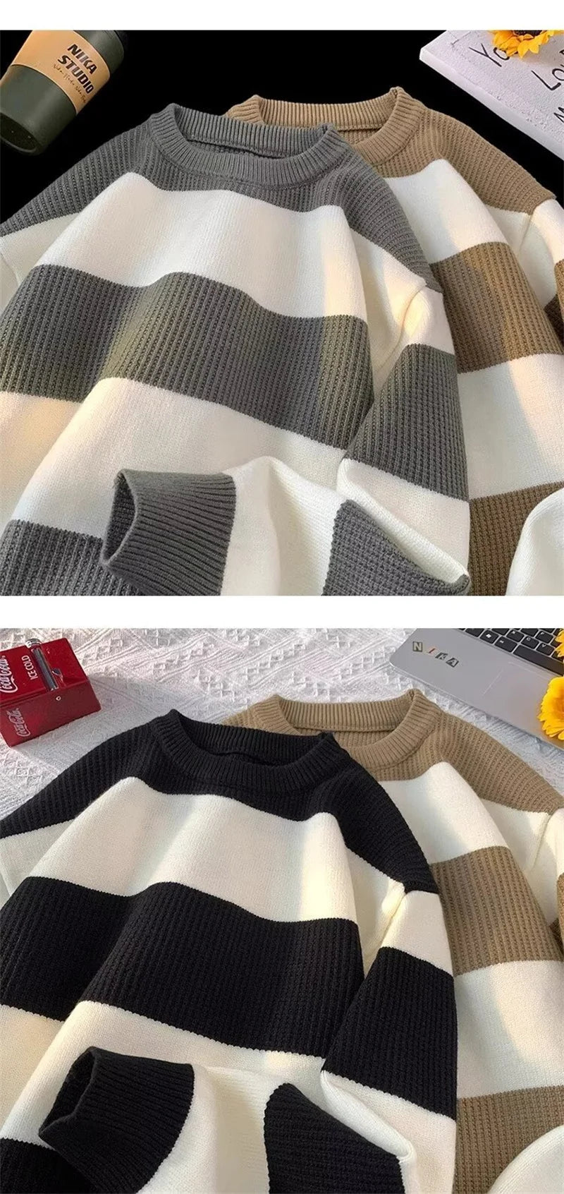 unisex flame knitwear, statement piece, trendy streetwear apparel for men and women