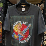 Sadcore Streetwear top – Summer Guns And Roses American Style Vintage High Quality Ca