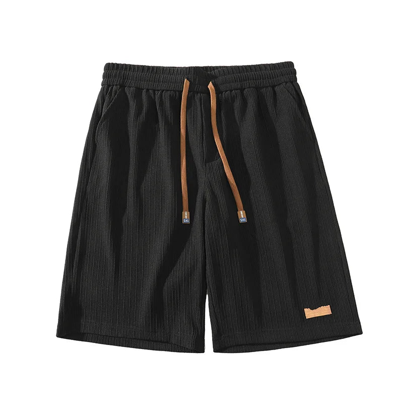 summer running baggy y2k shorts for men casual gym sport short pants threaded solid drawstring basketball bermuda masculina techwear shorts