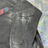 leather varsity jacket, layered cold look, cozy fashion fit, stylish street outfit, modern aesthetic appeal