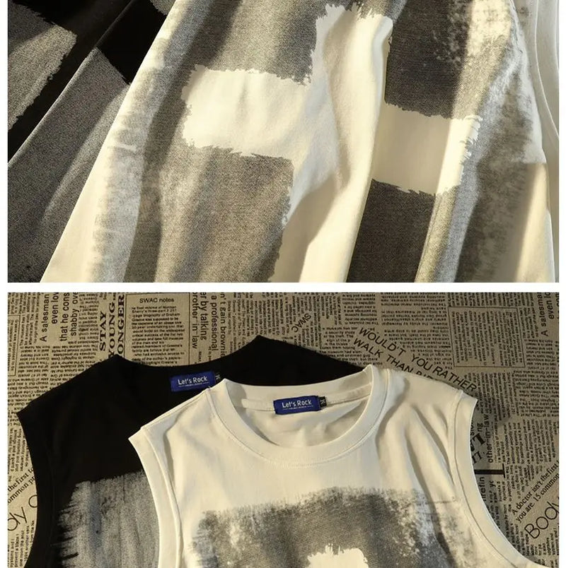 Harajuku Graphic tee – Pure Cotton American Retro Trend Fashion Niche Cross Print L