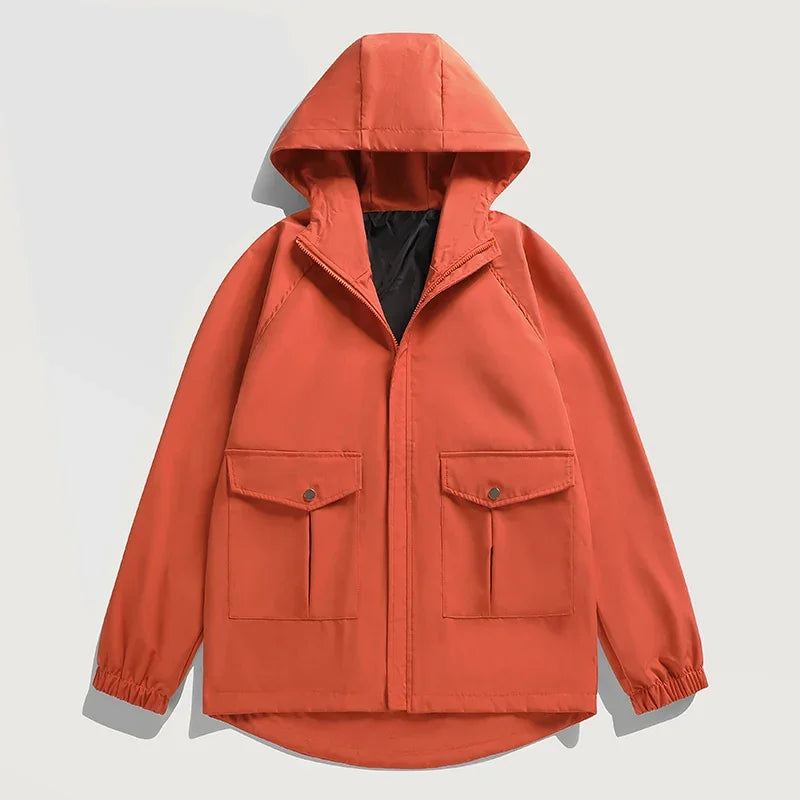 Leather Panel Streetwear Jacket Daily Fit Staple
